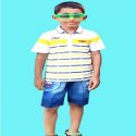 KIDS STRIPED POLO SHIRTS