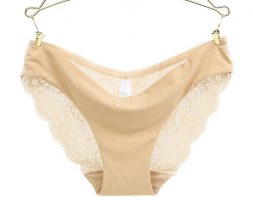 Ultra-Thin Transparent Breathable Panties-Khaki