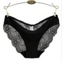 Fancy Lace Ladies Underwear-Black