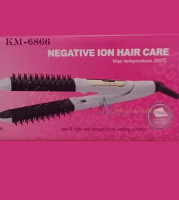 kemei-2-in-1-hair-straghtener-negative-ion-km-6866-bd online shop