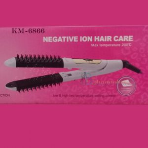 kemei-2-in-1-hair-straghtener-negative-ion-km-6866-bd online shop