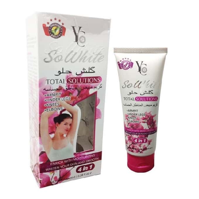 YC So White Total Solutions 4 In 1 Whitening Cream-online shopping in bd-shopnobari