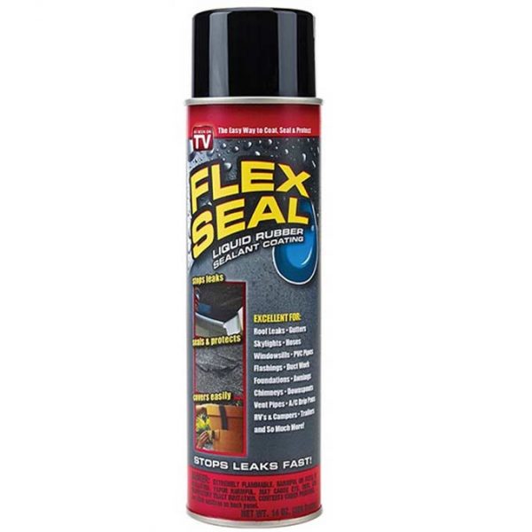 Flex Seal Spray ; Easy way to coat, seal and stop leaks fast.