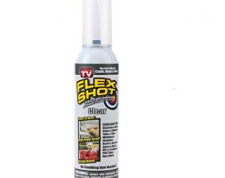 Flex Shot Clear ; Rubber sealant to caulk, bond and seal