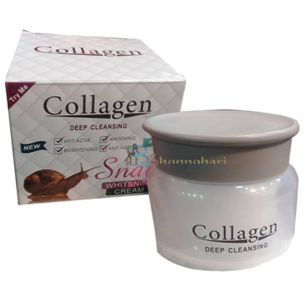 Collagen Deep Cleansing Snail Whitening Cream