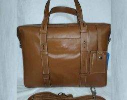 Pure Leather Smart Official Bag With Laptop Option