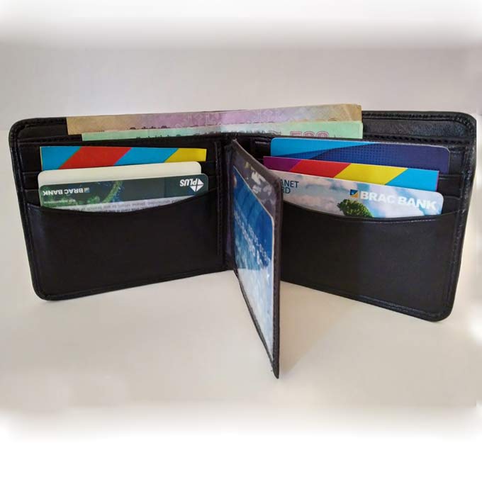Pure Leather Wallet-Black