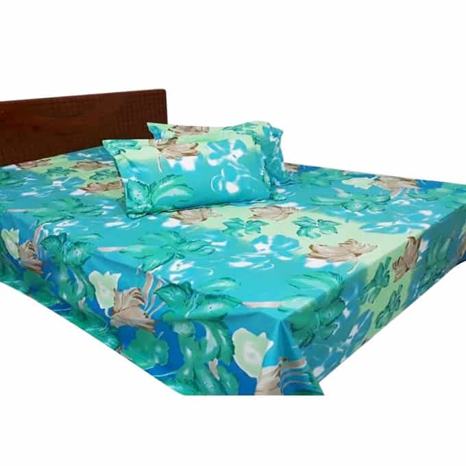 Double Size Cotton Bed Sheet With Pillow Covers