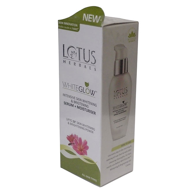 Lotus Herbals White Glow Intensive Skin Serum+ Moisturiser, 30ml