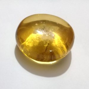 Palm Stone Healing Crystal Gemstone Smooth Soap Yellow