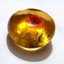 Palm Stone Healing Crystal Gemstone Worry Therapy Smooth Soap Orange