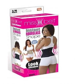 Miss Belt Slimming Belt for Women - Black-online shopping in bangladesh-shopnobari