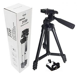 Camera-Tripod 3120A with Mobile Clip Holder