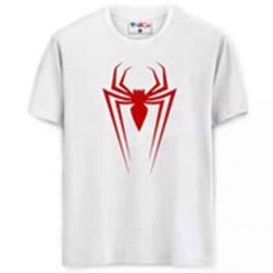 Rubber Print Summer T-shirt – Black 0005