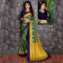 Indian Crepe Silk Saree