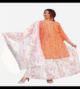 Unstitched Cotton Exclusive, Fashionable Block Printed Two Piece-bd online shop