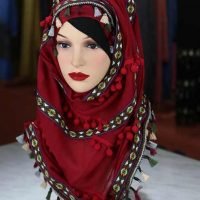 Fashionable Hijab – C008(Red) – Elb