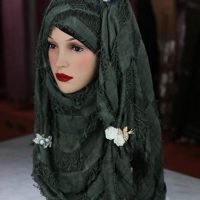 Fashionable Hijab – C009(Green) – Elb