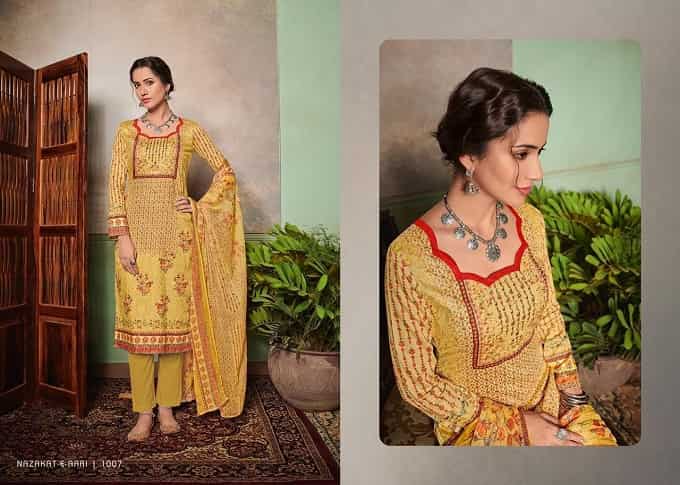 Mumtaz Arts Nazakat E Aari Salwar Suit - Design No-1007-online shopping in bangladesh