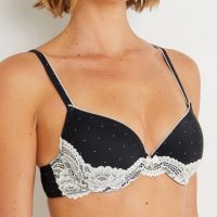 Rougegorge Nyara Blue And White Full Cup Bra 20826