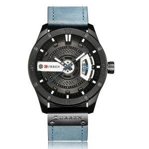 Curren 8301- Men's Luxury Sports Watch Leather Band Casual Date Quartz Wrist Watch Men-shopnobari