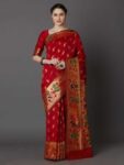 Exclusive-Printed-Silk-Saree-With-Blouse-Piece-1223-product