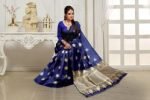 Banarasi Silk Saree – S026 Blue