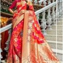 Banarasi Silk Saree – S048 Pink