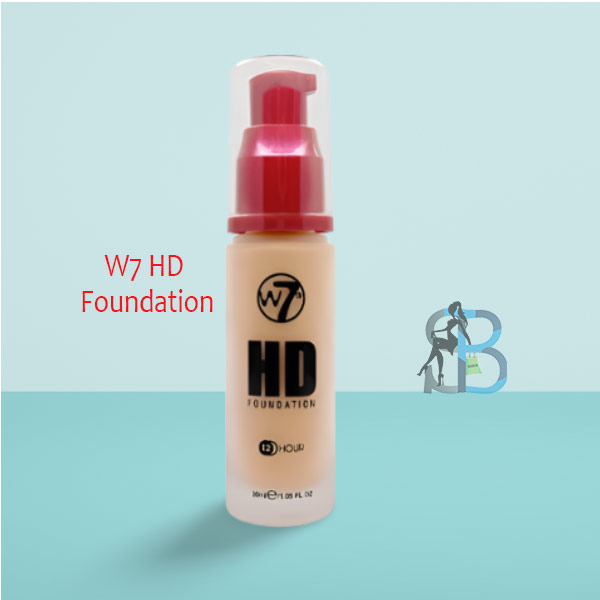 W7 HD Foundation – Creame Brule 30ml