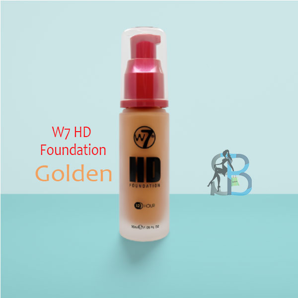 W7 Hd Foundation Golden 30ml