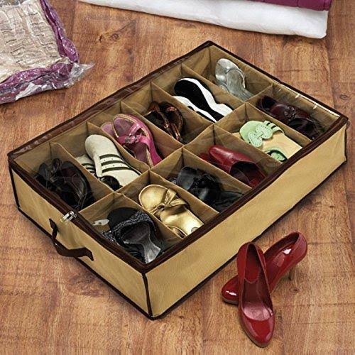 Fabric Shoe Storage with 12 Pairs Holderyour shoes