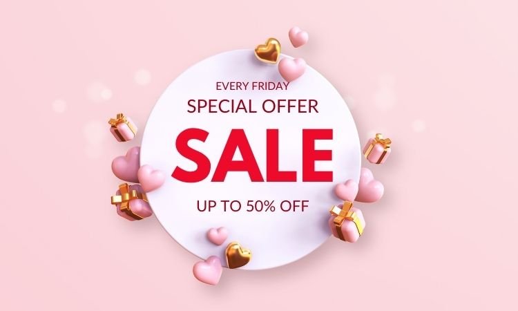 Special price sale offer