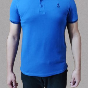 Men’s short sleeve polo shirt Sky Blue