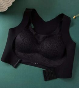 Desing Back support Slim Comfort Bra-Black