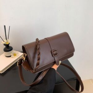 Stylish Ladies Shoulder Bag  RSK 406 Merun