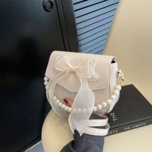 Women fashion cross body Shoulder bag RSK-387 White