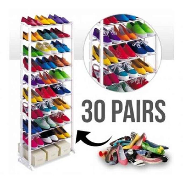 10 Layer Portable Shoe Rack