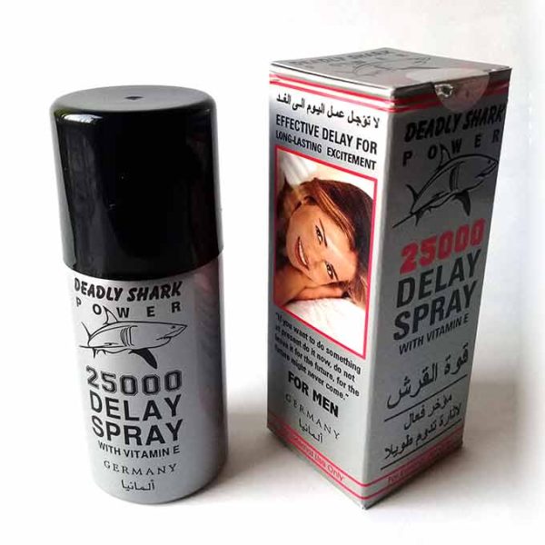 Deadly Shark Power 25000 Delay Spray With Vitamin E