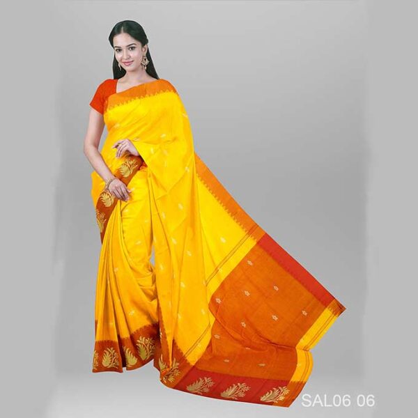 Holud Koli Pair Sharee