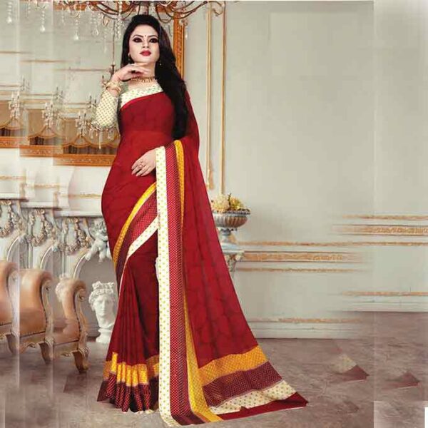 Indian Soft Georgette Saree