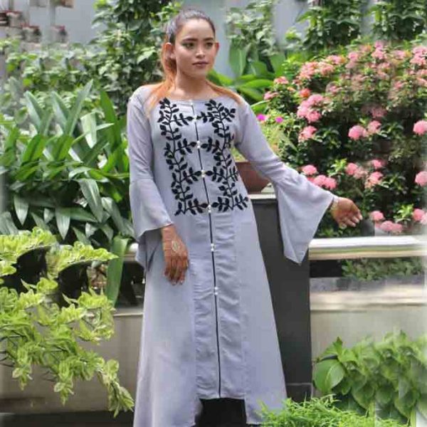 Ladies Stitched One Piece Hi-Low Gown