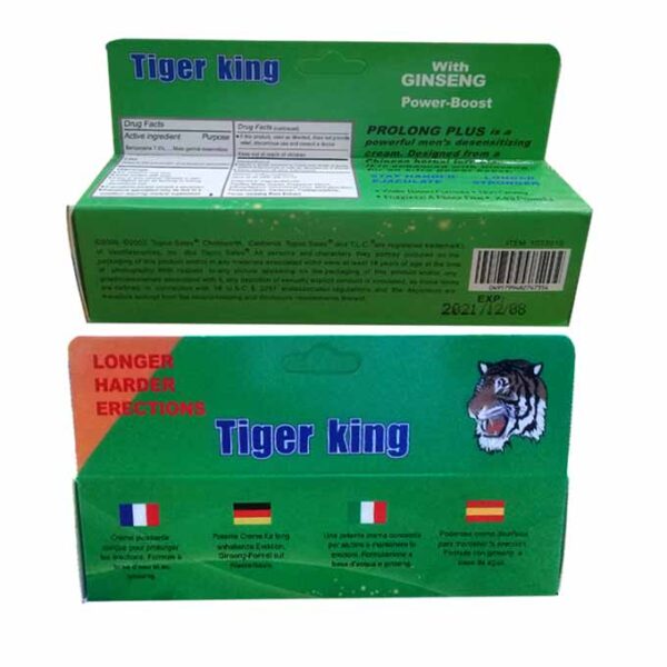 Tiger King Male Desensitizing Cream with Ginseng Power