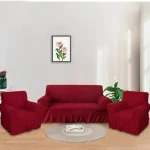 Turkish Spandex Elastic Sofa Cover marron color